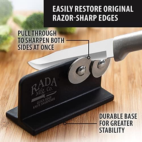 Rada Cutlery Quick Edge Knife Sharpener (R119), Pack of 3
