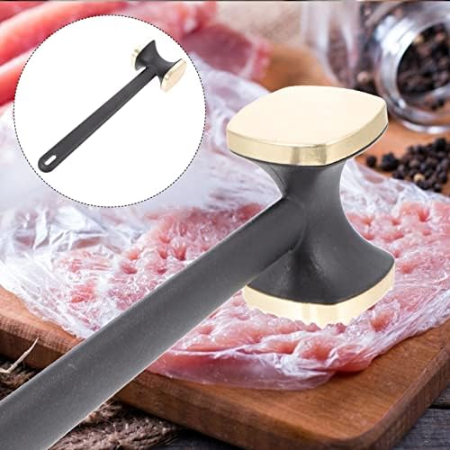 Hemoton Meat Tenderizer Tool Dual Sided Meat Mallet Tenderizer Meat Pounder Meat Hammer Meat Smasher for Tenderizing Steak Beef Chicken Fish and Poultry