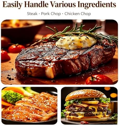 Meat Tenderizer Hammer, Dual Sided Steak Mallet, Solid Aluminum