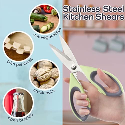 Premium Kitchen Shears - Bay Leaf Green - 1 Scissor