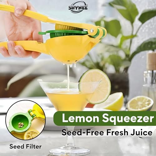 4PCs Kitchen Essentials Set – Premium Quality Lemon Squeezer, Garlic Press, Stainless Steel Whisk, Multi-Use Grater, Cheese Grater – Durable, Easy to Clean Cooking Tools Set for Everyday Meal Prep