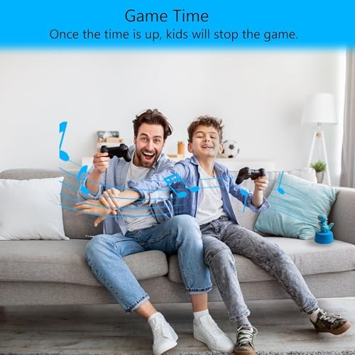 Visual Timer for Kid, Toddler Kitchen Timer 60 Min Countdown, Blue Dinosaur