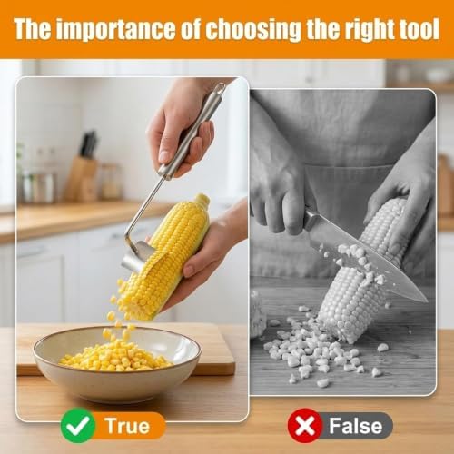 limveso Corn Peeler for Corn on the Cob Stripper Tool (1Pcs)