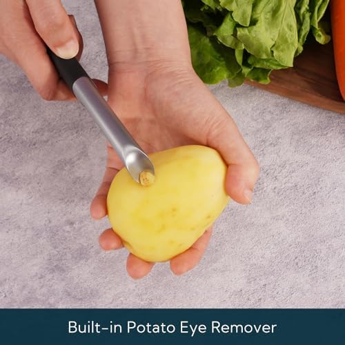 KITCHENDAO Swivel Vegetable Potato Peeler for Kitchen, Japanese 420J2 Stainless Steel Sharp Blade