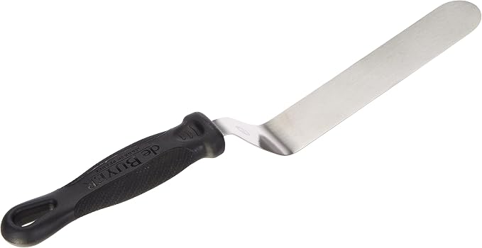 DE BUYER FKOfficium Angled Spatula, 19,5 x 3,5 cm