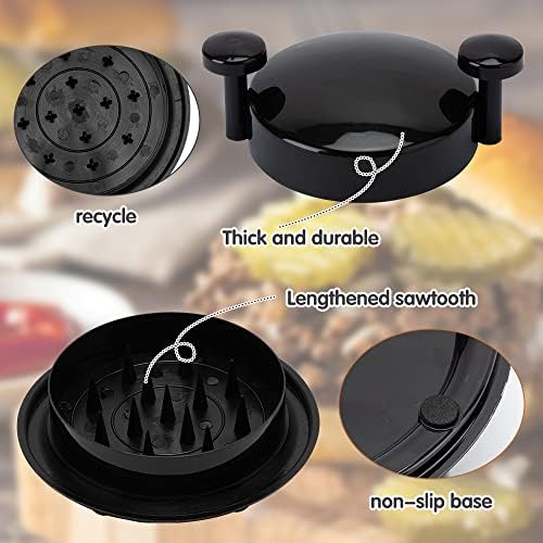 Chicken Shredder Shred Machine Meat Shredder Meat Shredding Tool with Handles and Non-Skid Base Mat Suitable for Pulled Pork Red Beef Chicken Alternative to Bear Claws 1pc 8inch Black