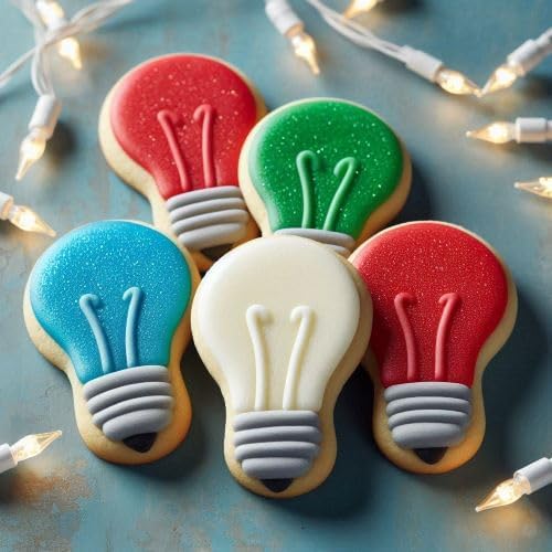Christmas Story Cookie Cutter 7 Piece Set from The Cookie Cutter Shop - Leg Lamp, Christmas Tree, Turkey Leg, Christmas Light Bulb, Bunny Suit, Rifle Cookie Cutters – Tin Plated Steel Cookie Cutters