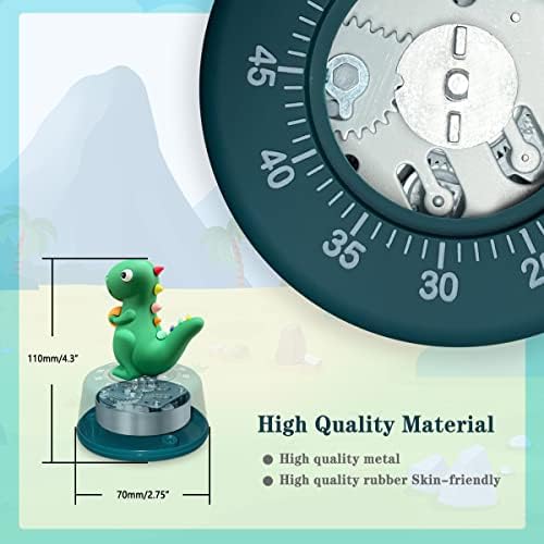ELE DEPI 2pcs Cute Kitchen Timer for Kids,Mechanical Egg Timer for Cooking.