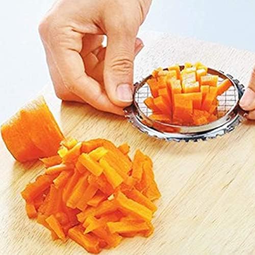 Fruit Bucket Cutter, Stainless Steel Egg Chopper, Boiled Egg Slicer and Separator, Egg Cutter Tool, Kitchen Utensils and Gadget