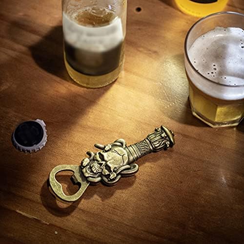 Skull Snake Beer Bottle Opener Barware for Bar Bartender Men and Women,Hallowmas,Christmas