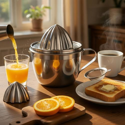 Homestia Citrus Orange Juicer Lemon Lime Fruit Hand Squeezer Kitchen Tool