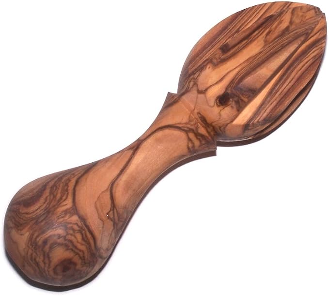 Holy Land Market Olive Wood Lemon Juicer/Citrus Reamer - Handcrafted from Bethlehem, 5.5 in, Asfour Outlet