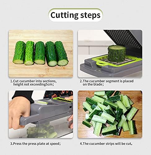 Vegetable Chopper With Container Onion Chopper, Egg Slicer, Slicer, Vegetable Slicer, Professional food chopper,8 blades