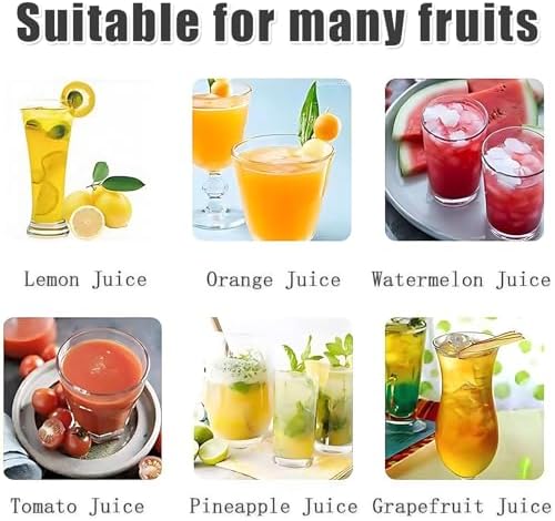 Ultimate Juice Squeeze, Manual Juicer, Food Grade Juice Squeezer, Portable Manual Juicer Squeezer, Juice Squeezer Handheld for Watermelon Lemon Orange Grapes and Other Fruit (1 PCS - Silver)