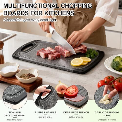 Viretang Extra Large Cutting Boards For Kitchen, 3 Pieces, Dishwasher Safe