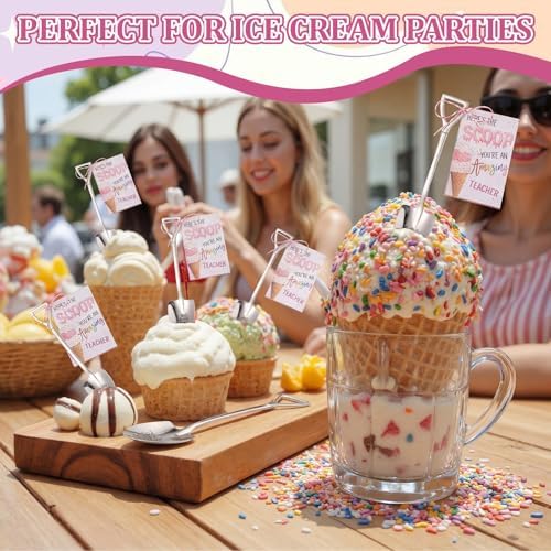 12 Sets Teacher Ice Cream Shovel Gifts Teacher Appreciation Gifts