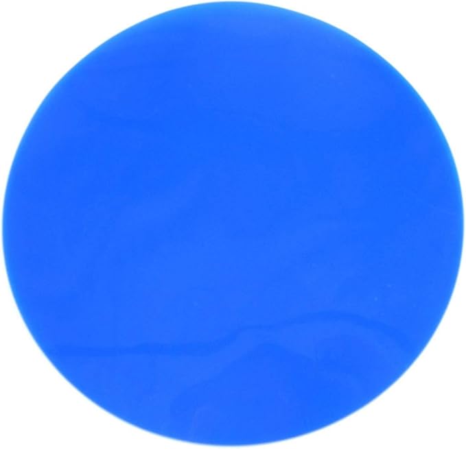 Set of 3, Silicone Jar Grip, Multi-purpose Jar Gripper Pads Bottle Lid Openers Round Kitchen Coasters (Blue)