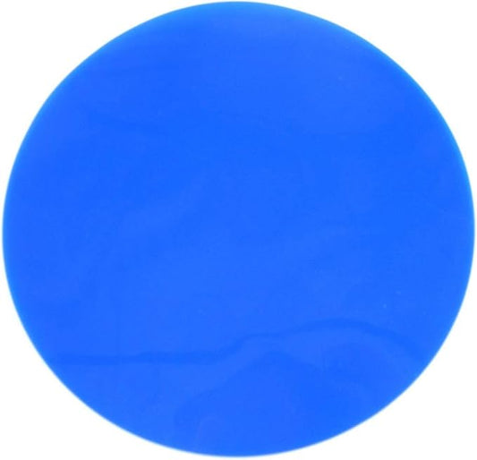 Set of 3, Silicone Jar Grip, Multi-purpose Jar Gripper Pads Bottle Lid Openers Round Kitchen Coasters (Blue)