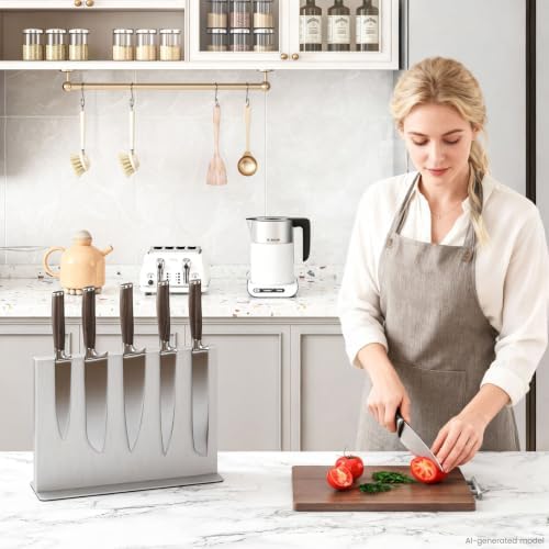 THMINS Stainless Steel Magnetic Knife Holder, Magnetic Knife Block