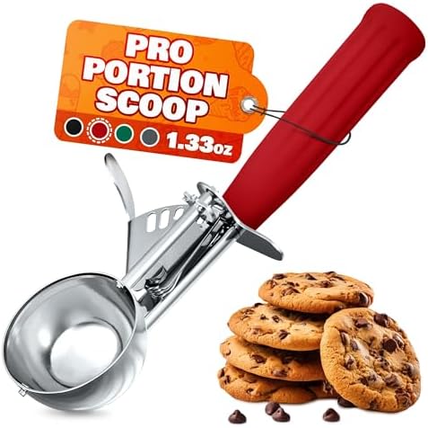Ice Cream Scoop with Trigger Release, Cookie Scoop for Baking, #24