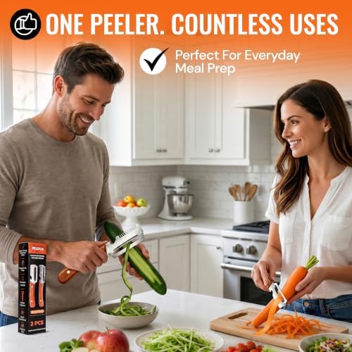 2Pcs Multifunctional Vegetable Peeler with Julienne Shredder, Bottle opener