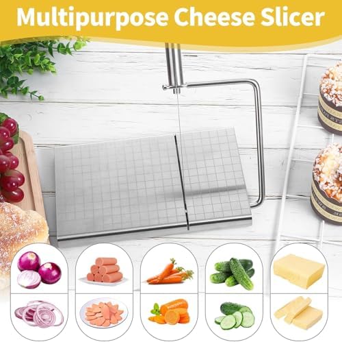 Cheese Slicer with Measuring Grid, Stainless Steelasy