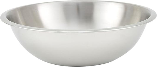 Winco Heavy-Duty Mixing Bowl, 4-Quart, Medium, Stainless Steel