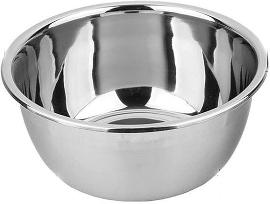 meleg otthon Stainless Steel Bowl,8.5QT Salad Bowl,Metal Bowls,Stainless Steel Basin,Heavy Duty Deeper Edge Mirror Finish Dishwasher Safe Bowl (XXL)…