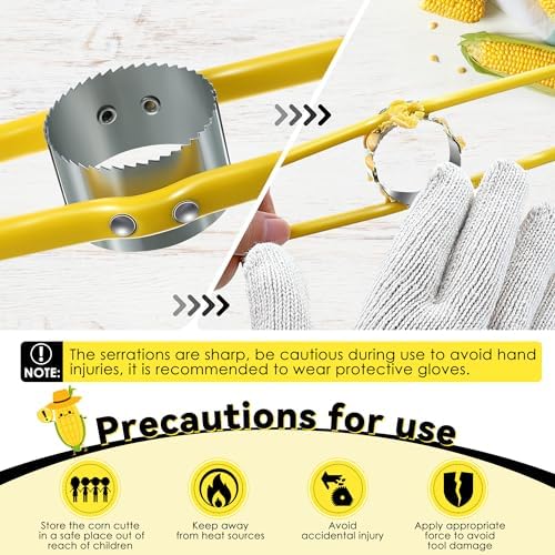 1 Pack Corn Remover Tool with Drill Bit Corn Stripper