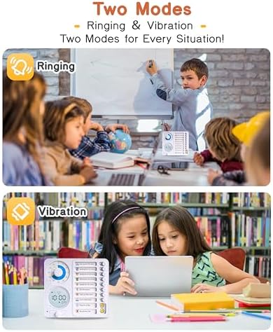 Herloreen Visual Timer for ADHD, Chore Chart & Task Planner for Kids,Adults