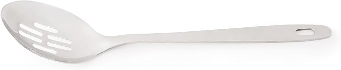 Fox Run Pierced Serving Spoon, 2.25 x 2.75 x 12.75 inches, Metallic