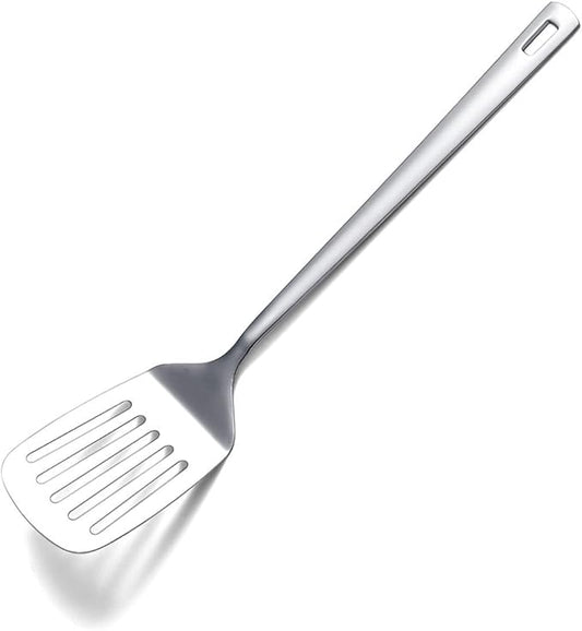 Stainless Steel Spatulas, Berglander Slotted Turner, Metal Turner For Cooking, Kitchen For Nonstick Cookware, Barbecue Spatulas, Dishwasher Safe, Easy to Clean