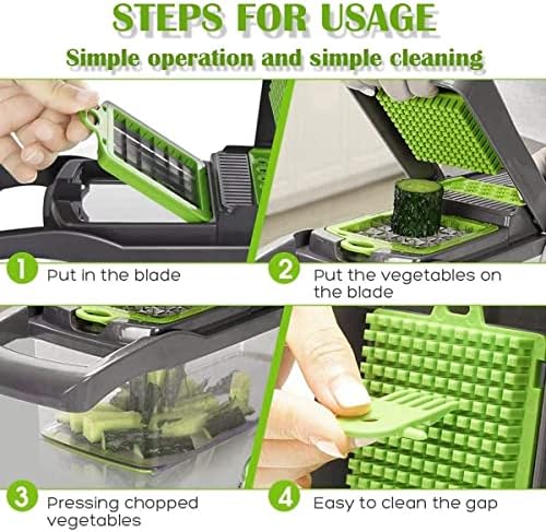 Mnixy The Chopper 12 in 1 Multifunctional Vegetable Chopper