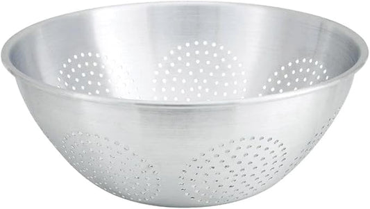 Winco Chinese Style Aluminum Colander, 16-Quart