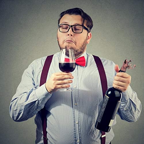 Happyyami Elk Head Wine Pourer Decorative Bottle Stopper Zinc Alloy Smooth Pour Spout for Wine Aerator Bar Accessories Christmas