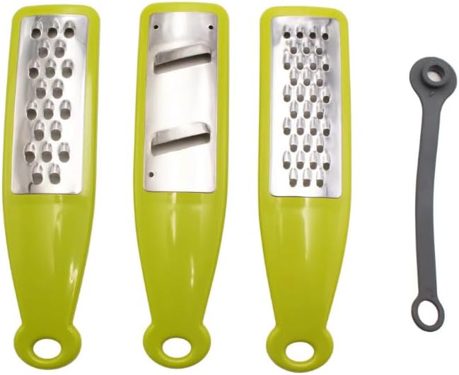 ARFUKA Vegetable Chopper Slicer Vegetable Cutter Handheld Food Slicer Mini Multi Blade Potato Veggie Cutter Grater Onion Chopper Food Salad Chopper Potato Slicer Green Pack of 3