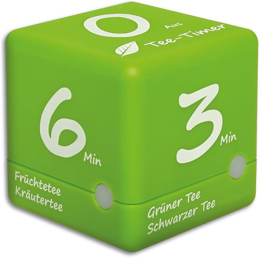 TFA Dostmann Digital Tea Timer, Green, L 60 x B 60 x H 60 mm