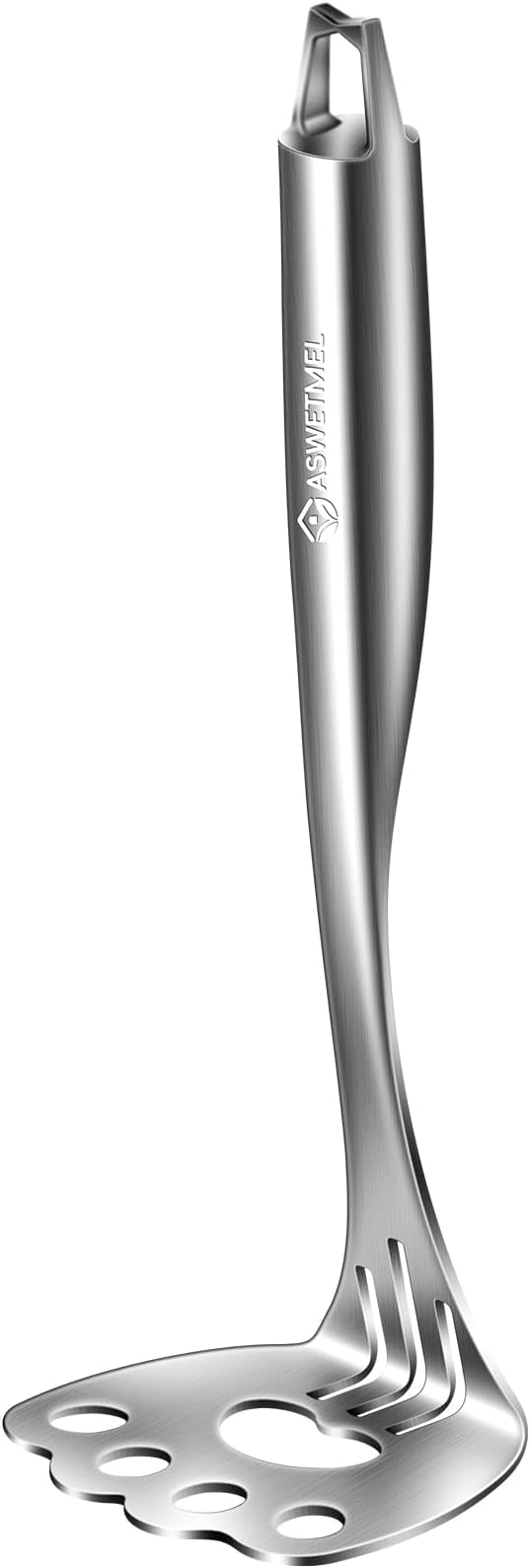 Heavy Duty Potato Masher Stainless Steel, ASWETMEL Cat Paw Shape Mashed Potato Masher Kitchen Tool, Solid Integrated Potatoes Smasher for Beans, Avocados, Squash, Dishwasher Safe