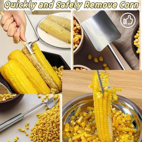 Corn Peeler Stainless Steel Stripper Corn Separator Quick Peel Corn Gadget