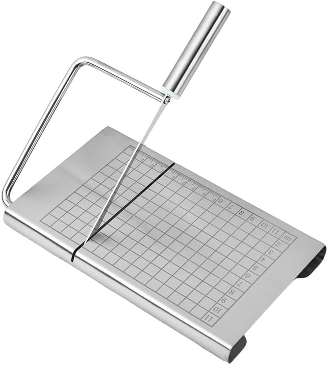 Cheese Slicer Board with Blade, Cheese Cutters for Block Cheese