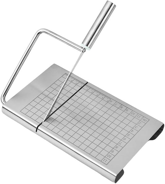 Cheese Slicer Board with Blade, Cheese Cutters for Block Cheese