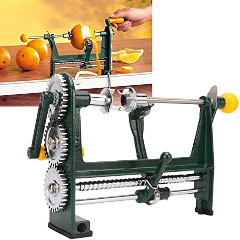 Stainless Steel Peeler, Quick Peeling Multi- Peeler with Slicer Corer and Clamp Base for Easy Use in Kitchen, Home, Picnic, Party, and More