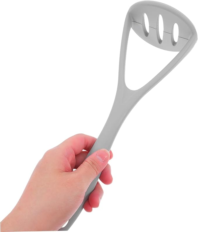 Potato Ricer Food Grade Silicone Potato Masher for Mashed Potatoes Fruit and Vegetable Puree Lightweight Kitchen Gadget with Comfortable Grip Gray