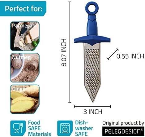 Handheld Cheese Grater Durable Rust-Proof Metal (Gratiator)