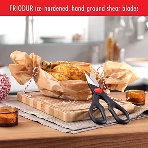 ZWILLING Twin 7.9-inch Kitchen Shears, Heavy Duty Multi-Purpose Scissors with Forged Stainless Steel Blades, Built-In Bottle Opener & Soft Grip – Dishwasher Safe for Meat, Poultry, Herbs & BBQ