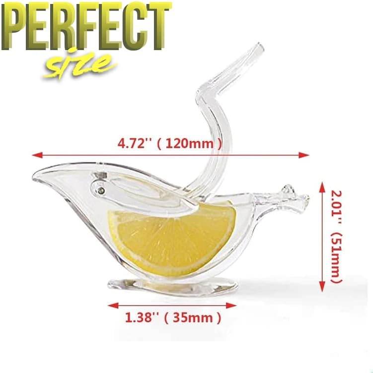 ABHAJ New Bird lemon squeezer, unique kitchen gadgets, Best manual hand portable juicer, lemon squeezer for squeezing lemon, lime, cute bird lemon squeezer, fancy gadget for dining tables.