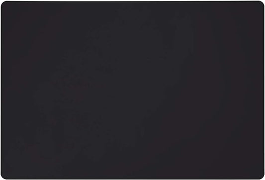 Silicone Mats for Kitchen Counter, Large Silicone Countertop Protector 25" by 17", Nonskid Heat Resistant Desk Saver Pad, Multipurpose Mat, Placemat, Black