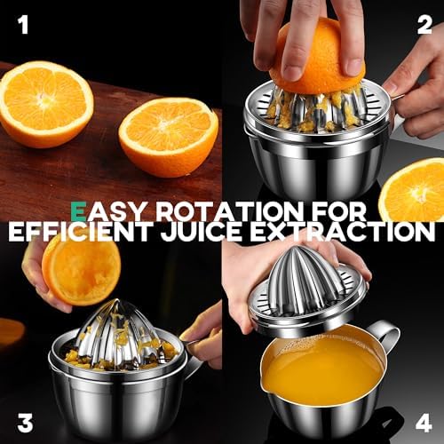 Homestia Citrus Orange Juicer Lemon Lime Fruit Hand Squeezer Kitchen Tool