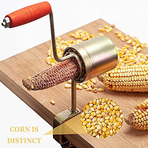 Corn Sheller Machine Hand Crank,Dry Corn Sheller for Popcorn,Corn Thresher & Peeling Corn,Corn Cob Stripper Tool,Corn on the cob Corn Peeler Thresher Shucker,for Farms and Families