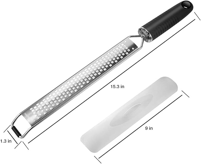 Lemon Zester, McoMce Zesters for Kitchen, Stainless Steel Lemon Zesters for Kitchen, Durable Graters for Kitchen, Special Grater for Chocolate, Vegetables, Fruits, Cheese, Citrus